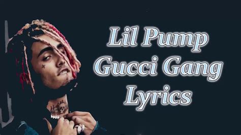 gucci bag lil pump lyrics|gucci gang lyrics audio.